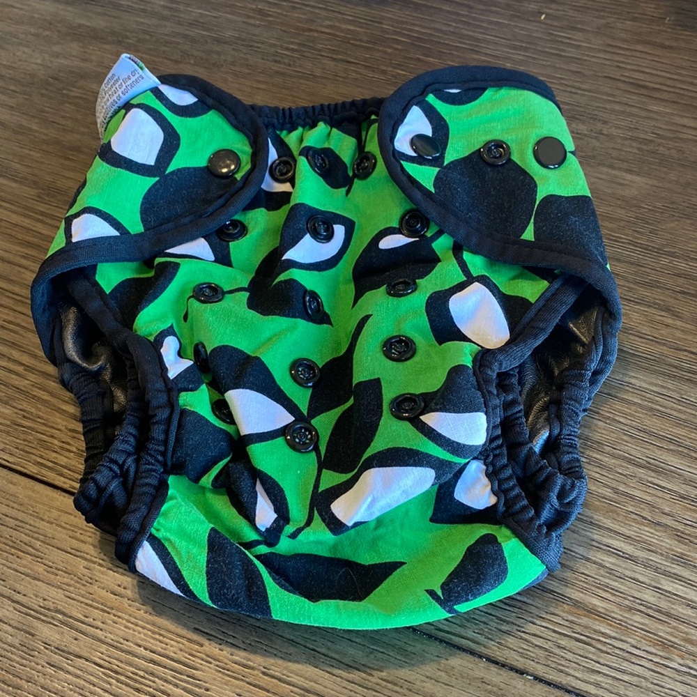 Best Bottom Laughing Leaf Diaper Cover one size